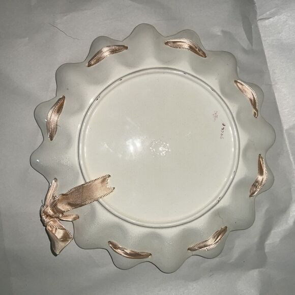 Doulton Burslem "Spanish Ware" Cabinet Plate Floral Pattern - Picture 4 of 7